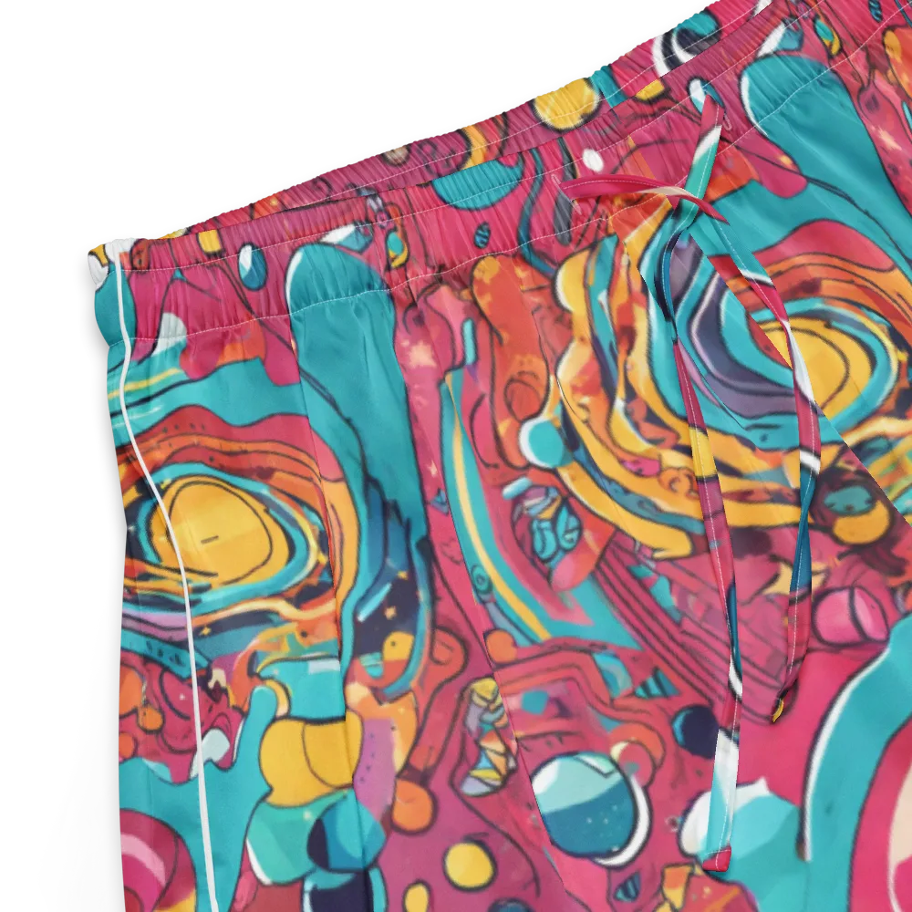 Neon Orbit Bazaar on Women's Pajama Shorts — Product details