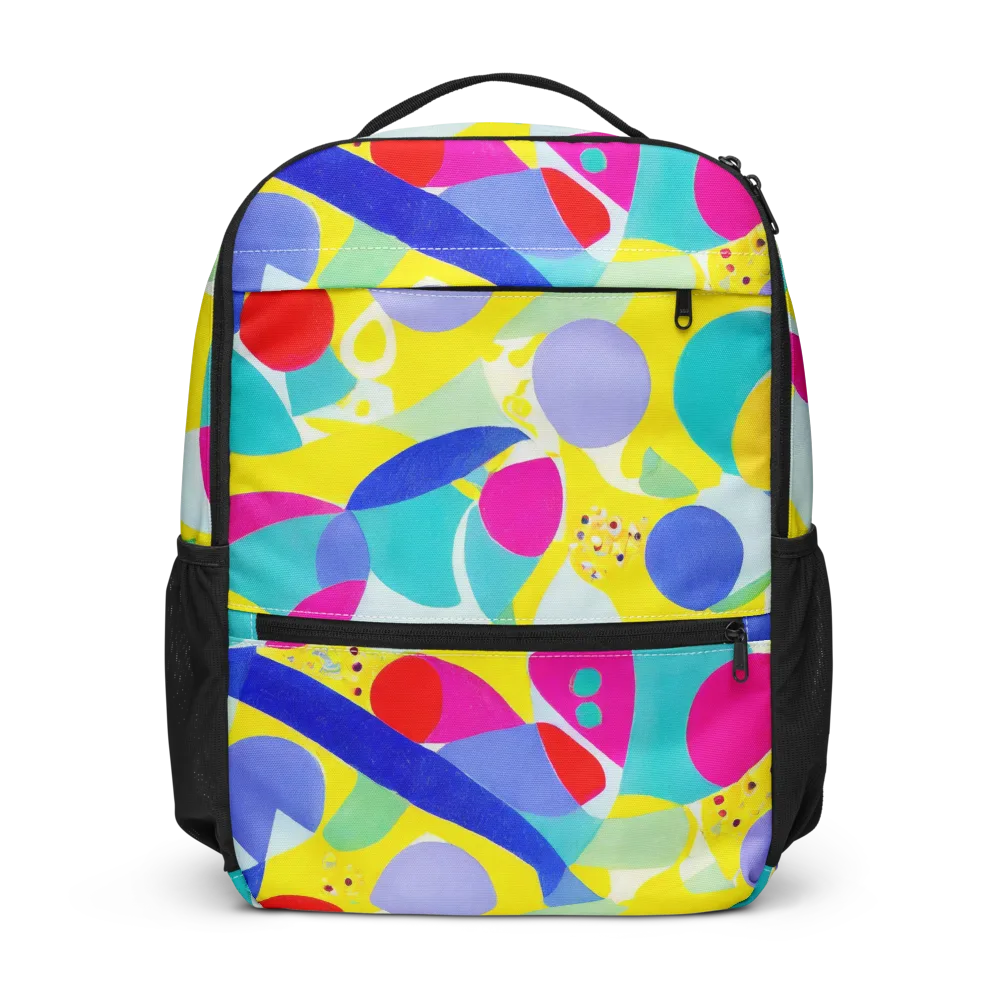 Sunlit Kaleidoscope on Utility Backpack — Front