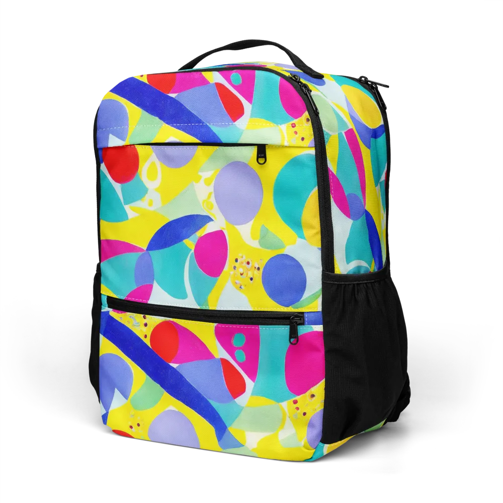 Sunlit Kaleidoscope on Utility Backpack — Left Front