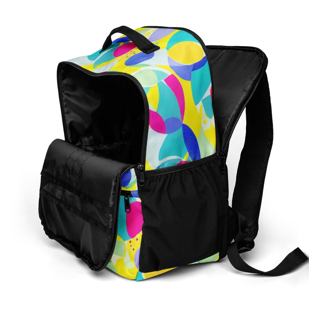 Sunlit Kaleidoscope on Utility Backpack — Product details 2