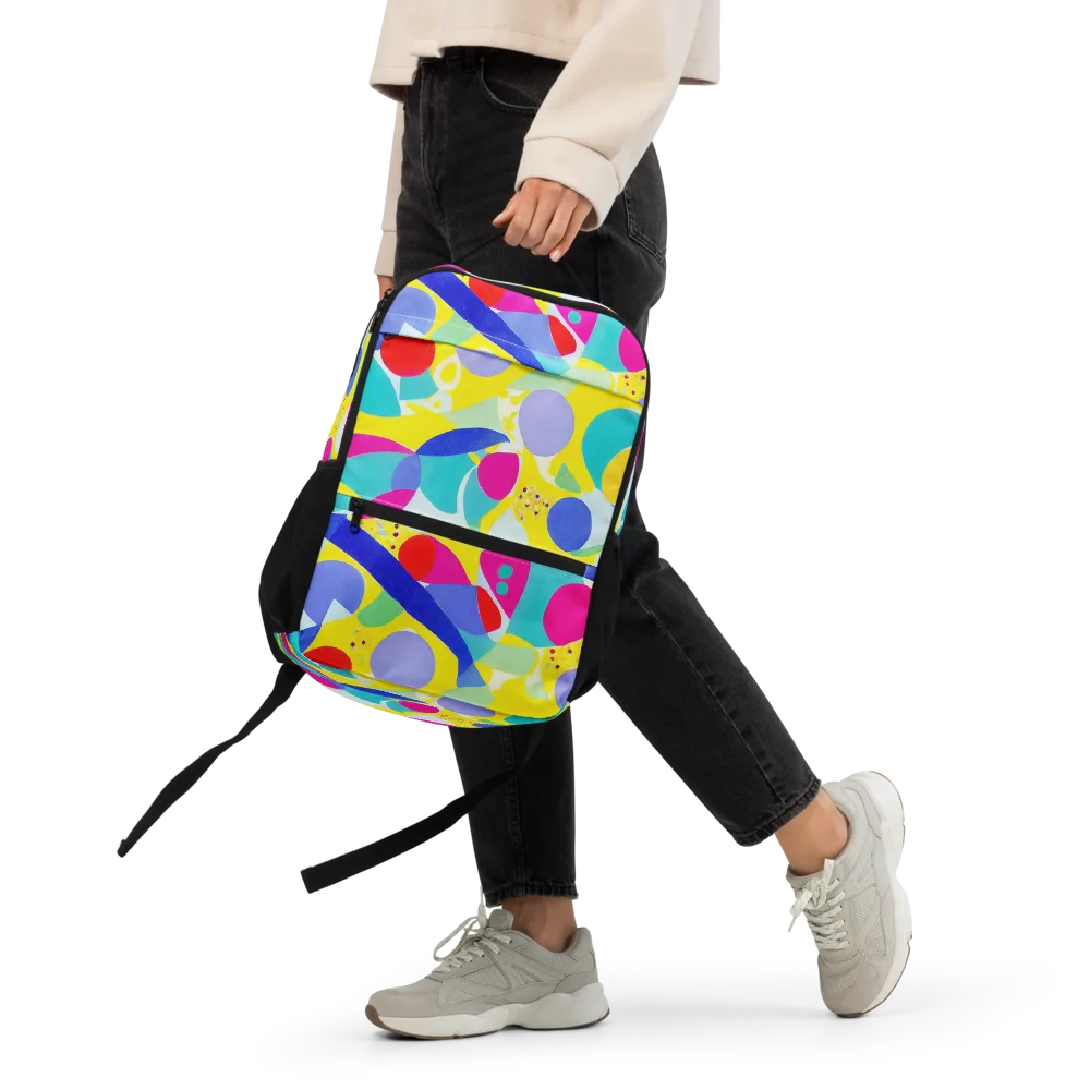 Sunlit Kaleidoscope on Utility Backpack — Front