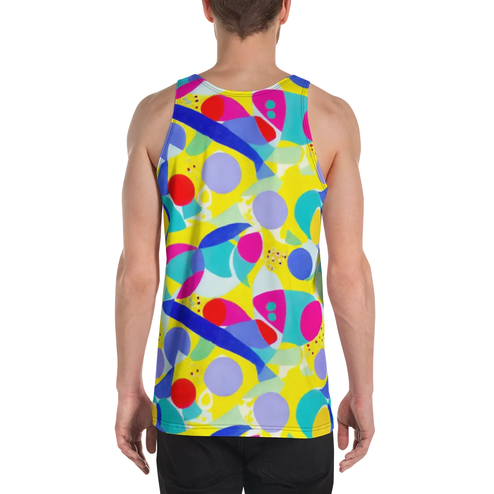Sunlit Kaleidoscope on Men's Tank Top — Back