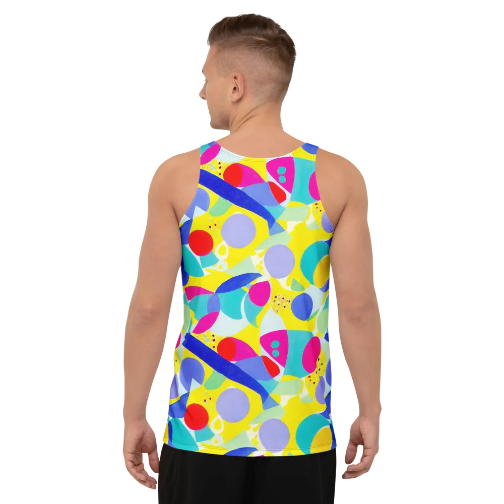 Sunlit Kaleidoscope on Men's Tank Top — Back