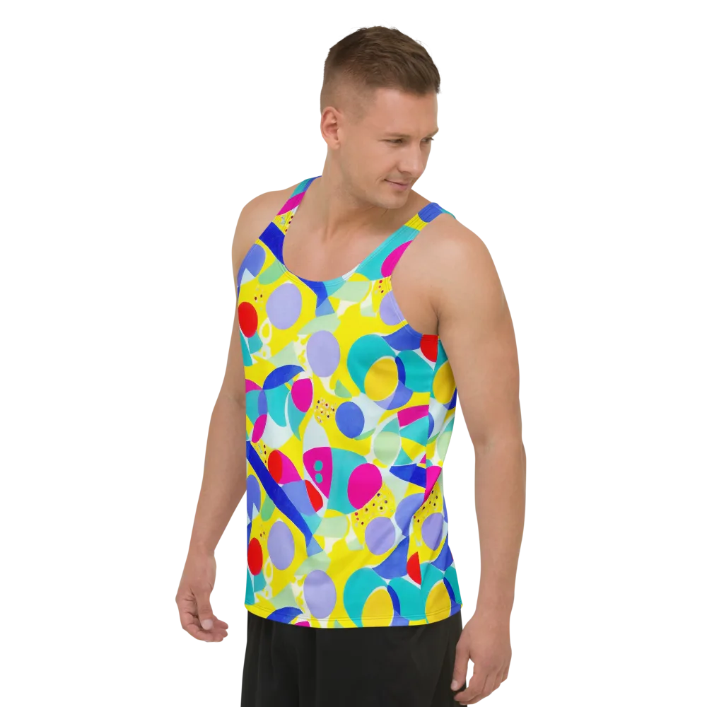 Sunlit Kaleidoscope on Men's Tank Top — Left Front