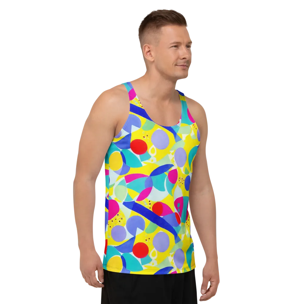 Sunlit Kaleidoscope on Men's Tank Top — Right Front
