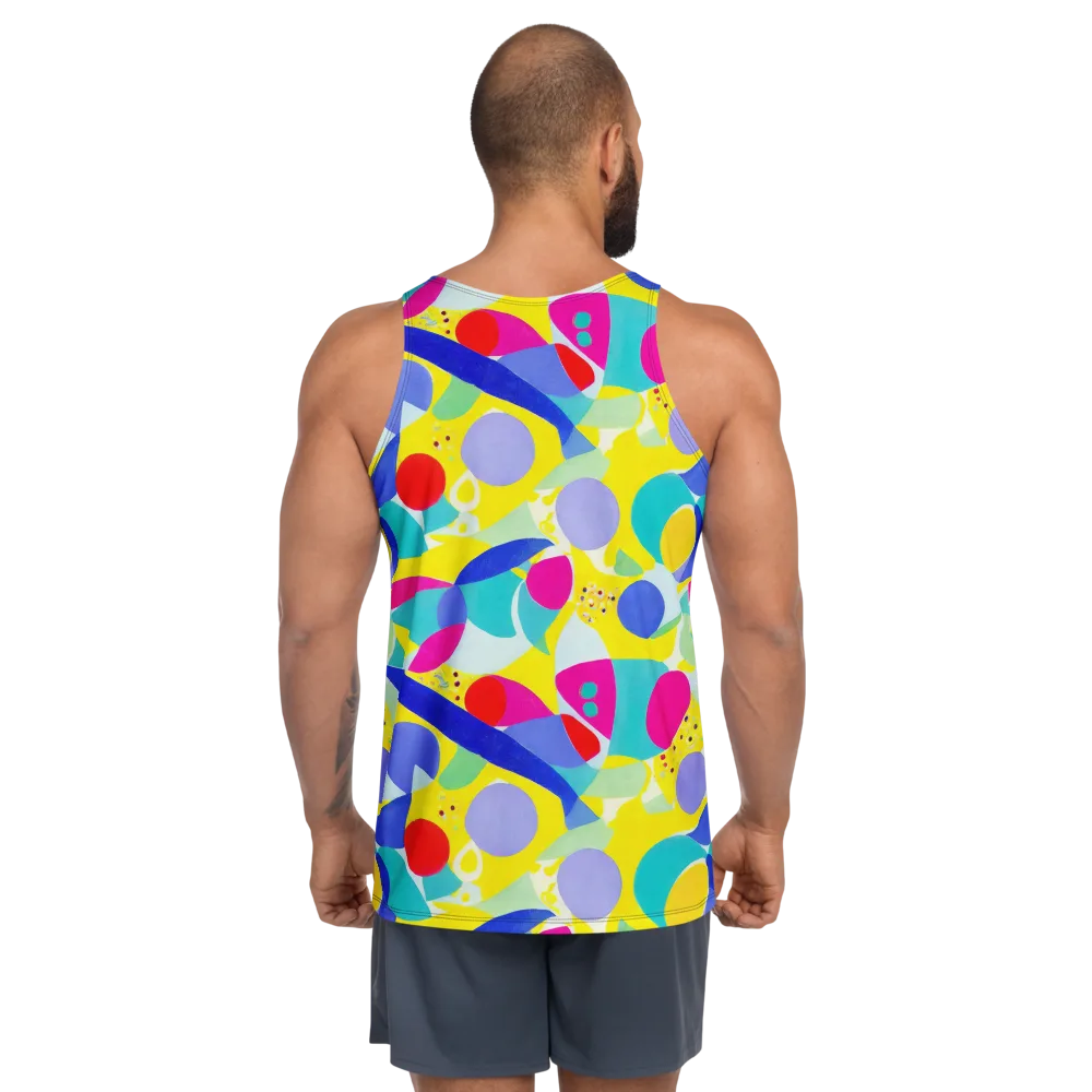 Sunlit Kaleidoscope on Men's Tank Top — Back