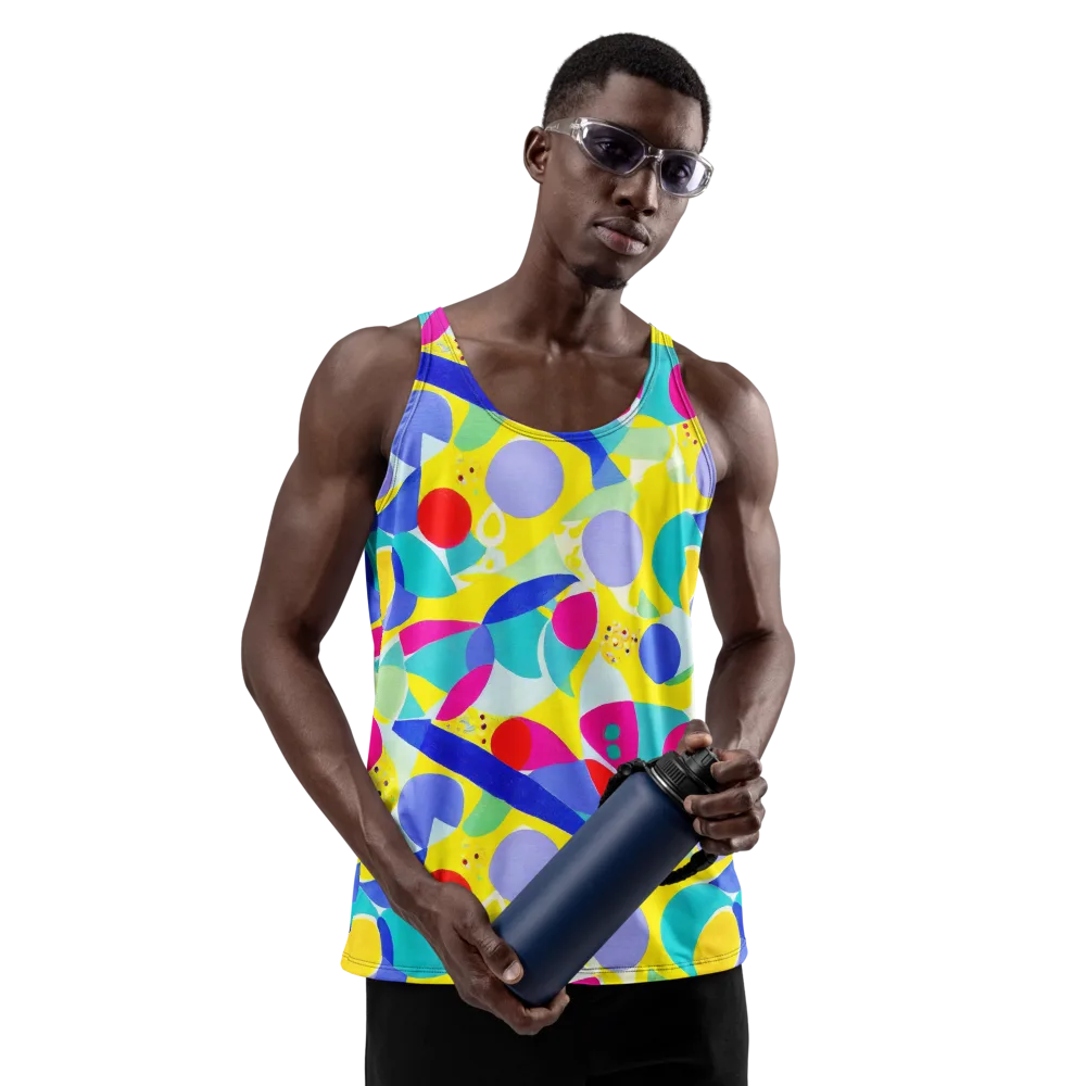 Sunlit Kaleidoscope on Men's Tank Top — Front