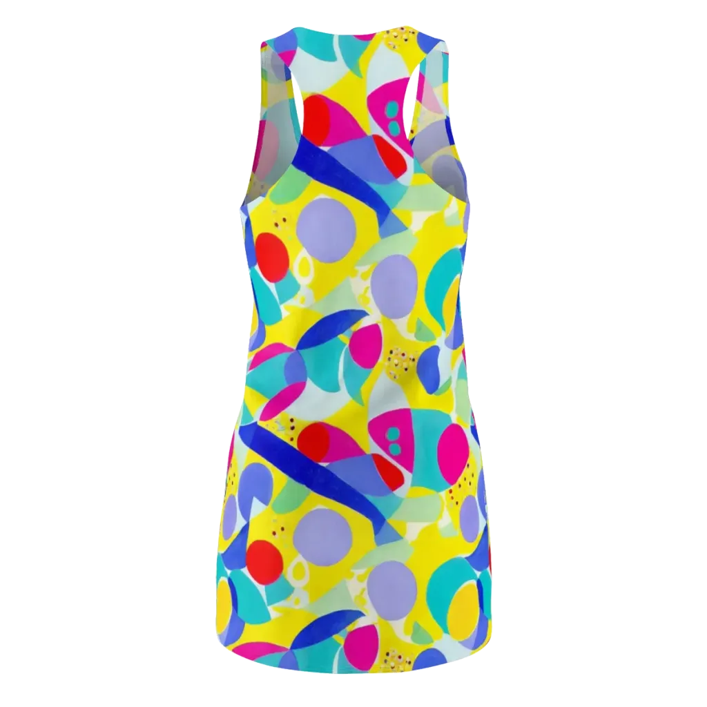 Sunlit Kaleidoscope on Racerback Dress — Back