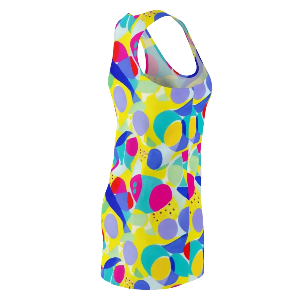 Sunlit Kaleidoscope on Racerback Dress — Back Side