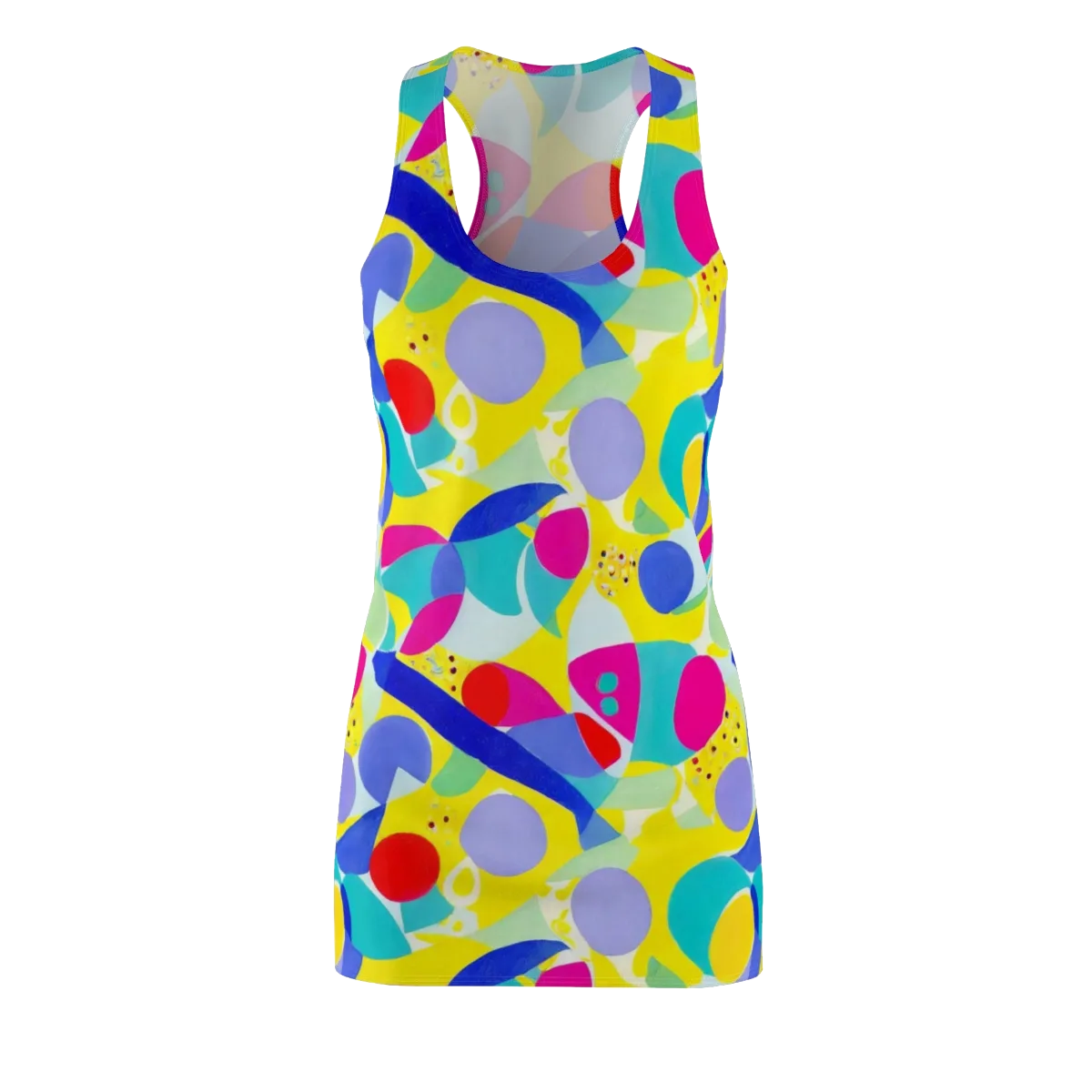 Sunlit Kaleidoscope on Racerback Dress — Front