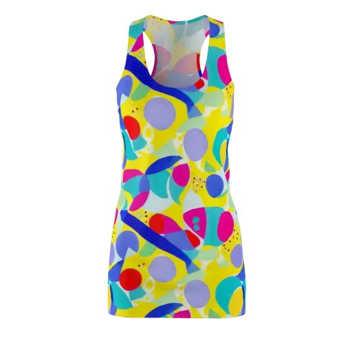 Sunlit Kaleidoscope on a Racerback Dress
