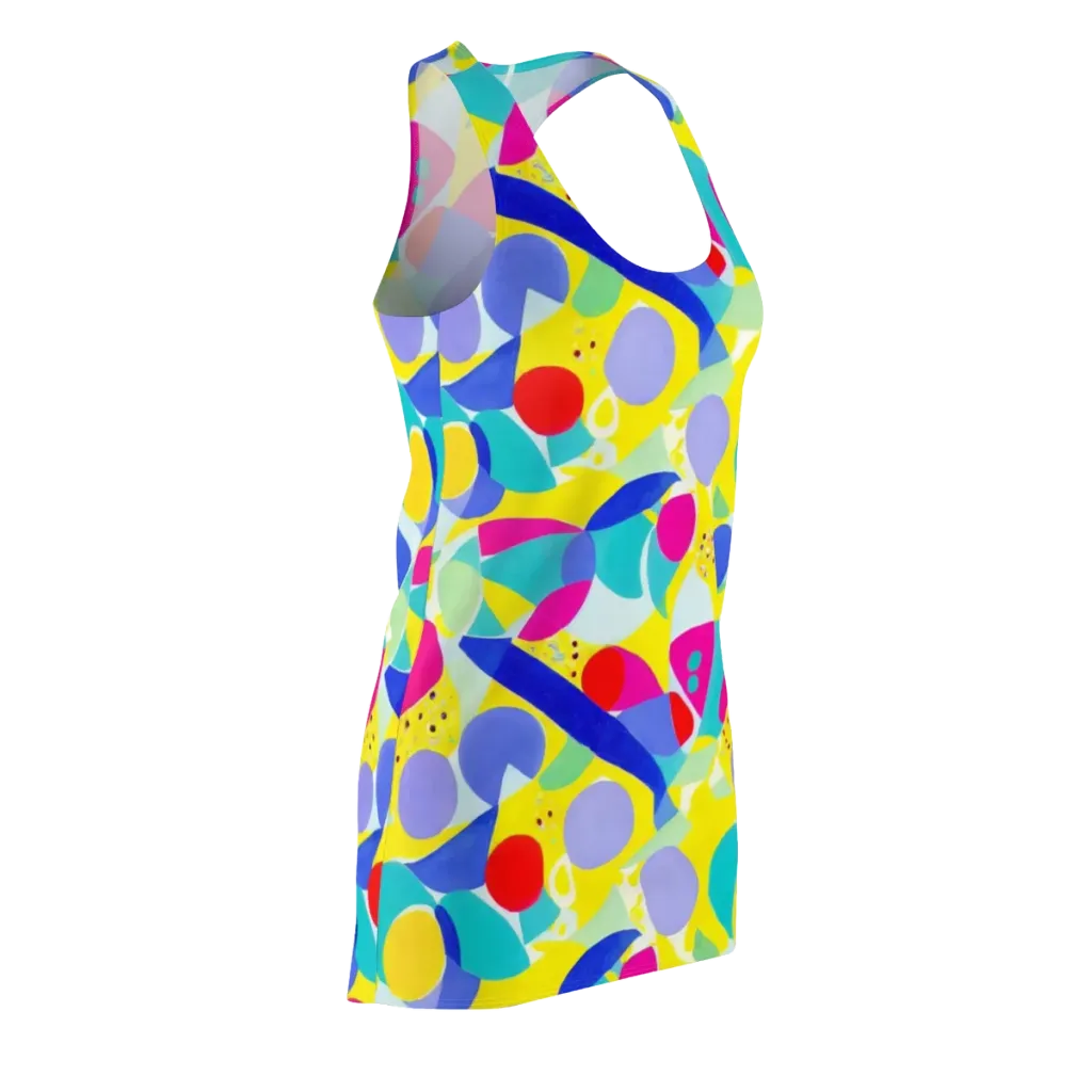 Sunlit Kaleidoscope on Racerback Dress — Front Side