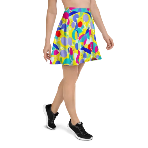 Sunlit Kaleidoscope on a Skater Skirt