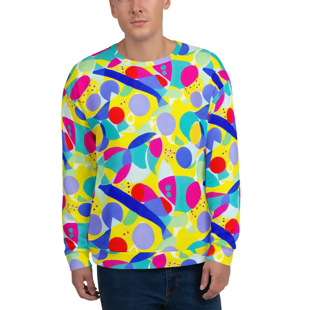 Sunlit Kaleidoscope on Sweatshirt — Front