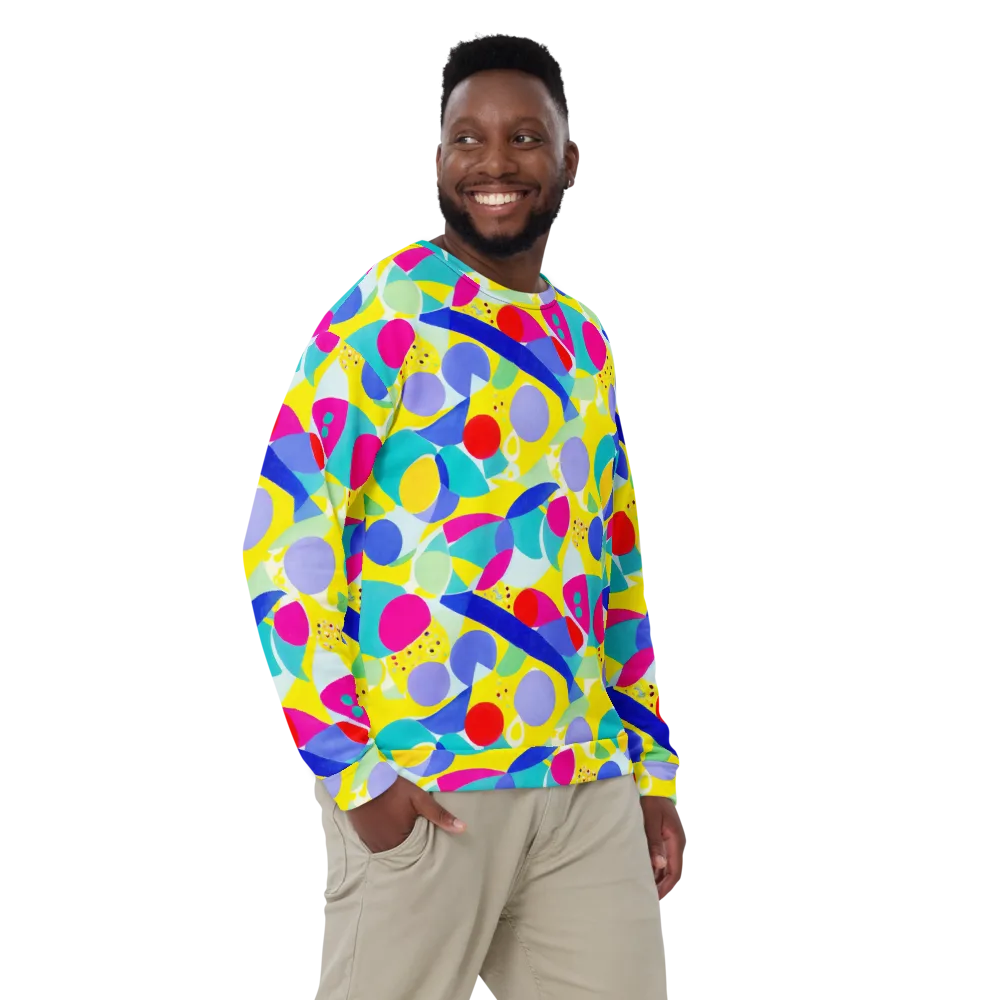 Sunlit Kaleidoscope on Sweatshirt — Front