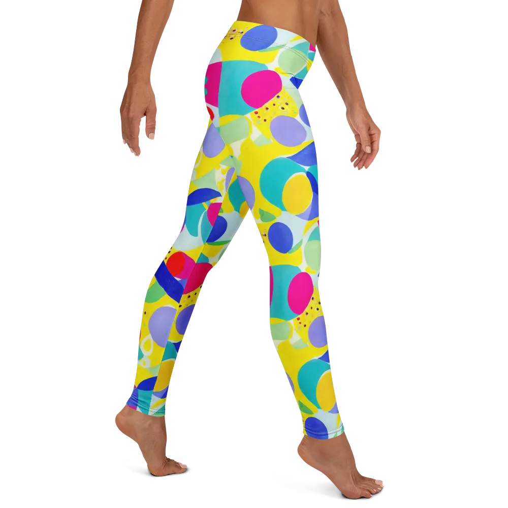 Sunlit Kaleidoscope on Leggings — Right