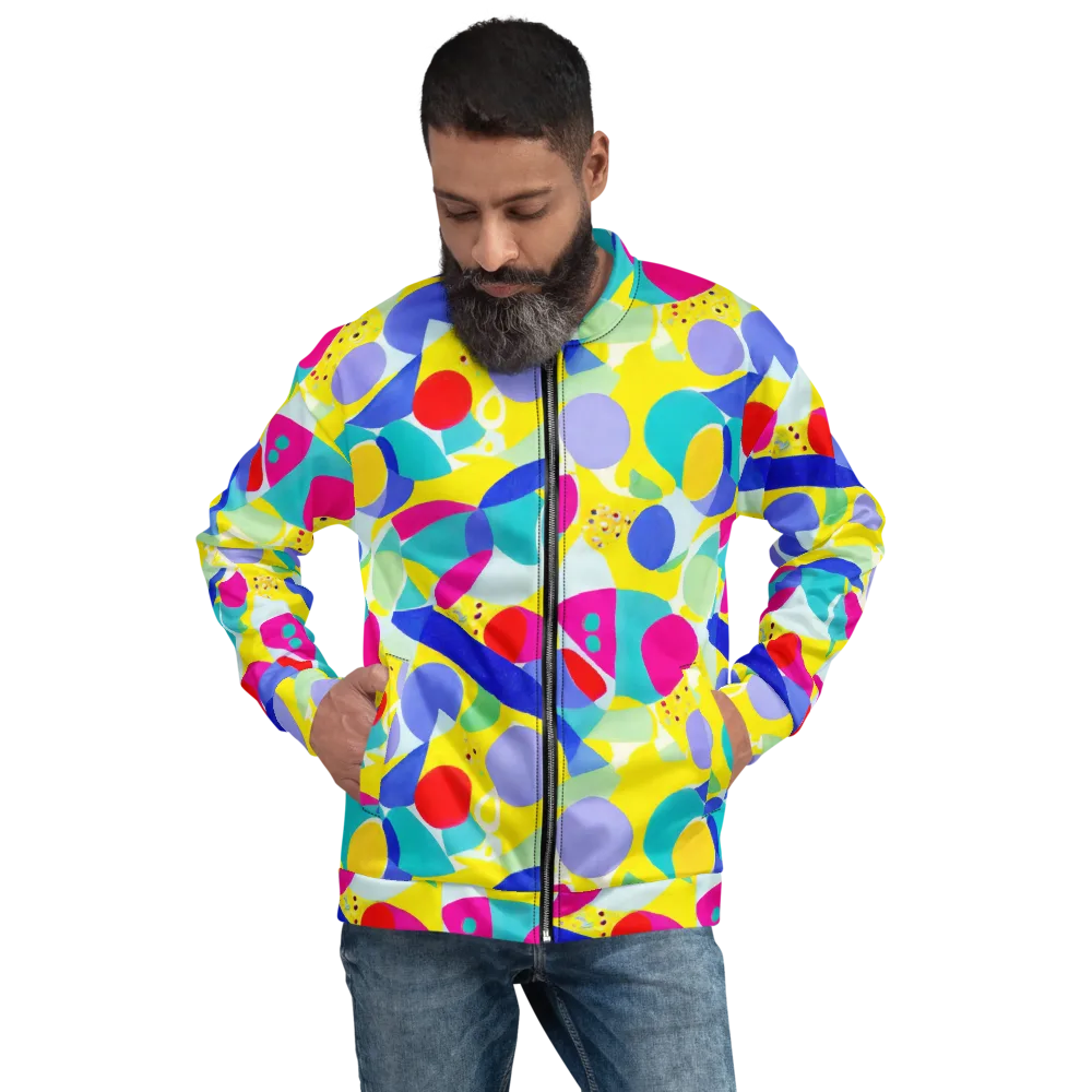 Sunlit Kaleidoscope on Bomber Jacket — Front