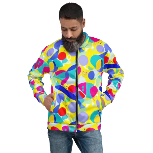 Sunlit Kaleidoscope on a Bomber Jacket