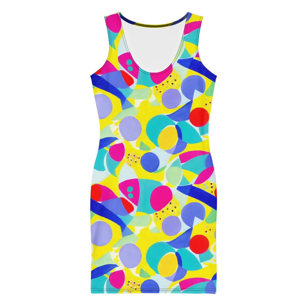 Sunlit Kaleidoscope on Bodycon Dress — Front