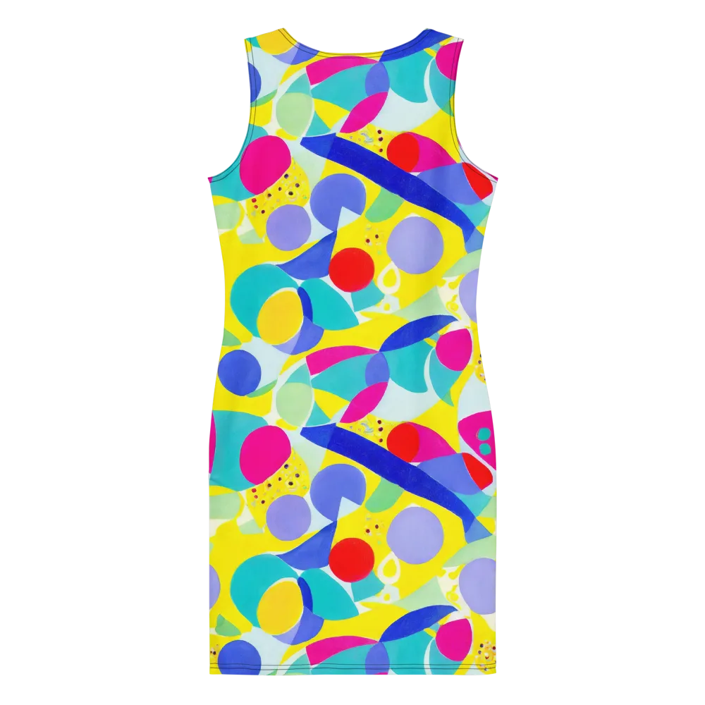 Sunlit Kaleidoscope on Bodycon Dress — Back