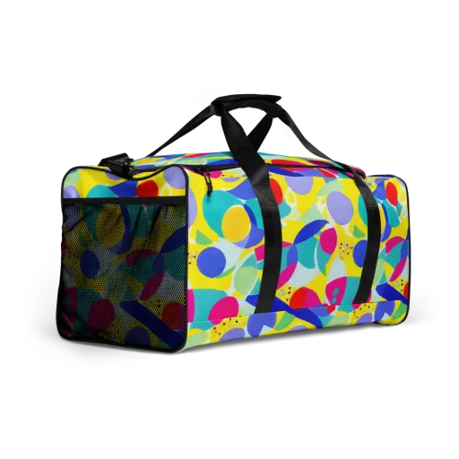 Sunlit Kaleidoscope on a Duffle Bag