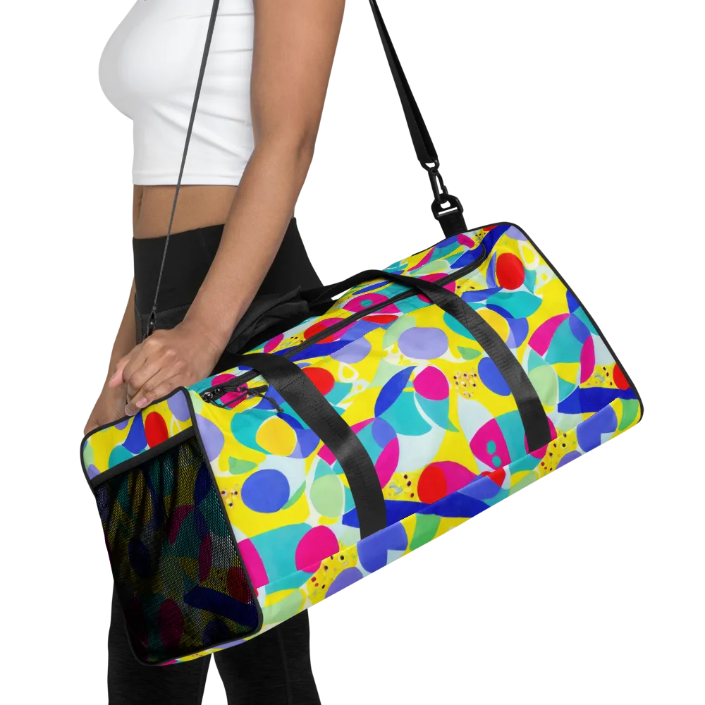 Sunlit Kaleidoscope on Duffle Bag — Front