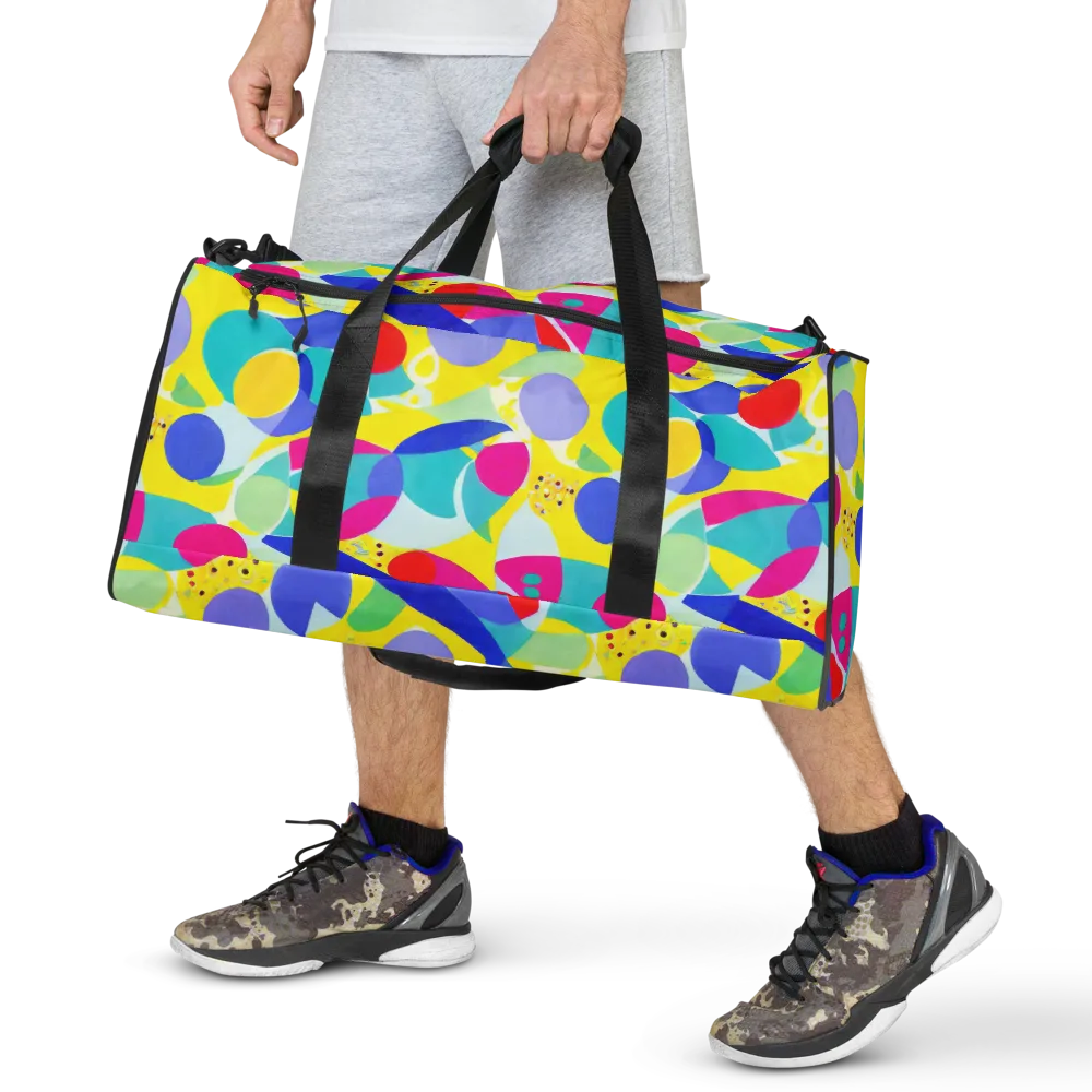 Sunlit Kaleidoscope on Duffle Bag — Front