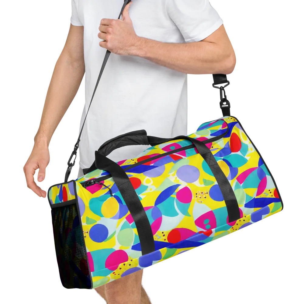 Sunlit Kaleidoscope on Duffle Bag — Right Front