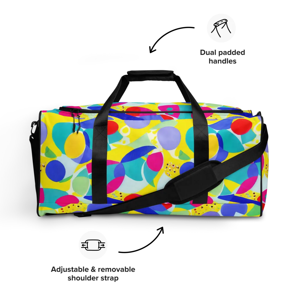 Sunlit Kaleidoscope on Duffle Bag — Front