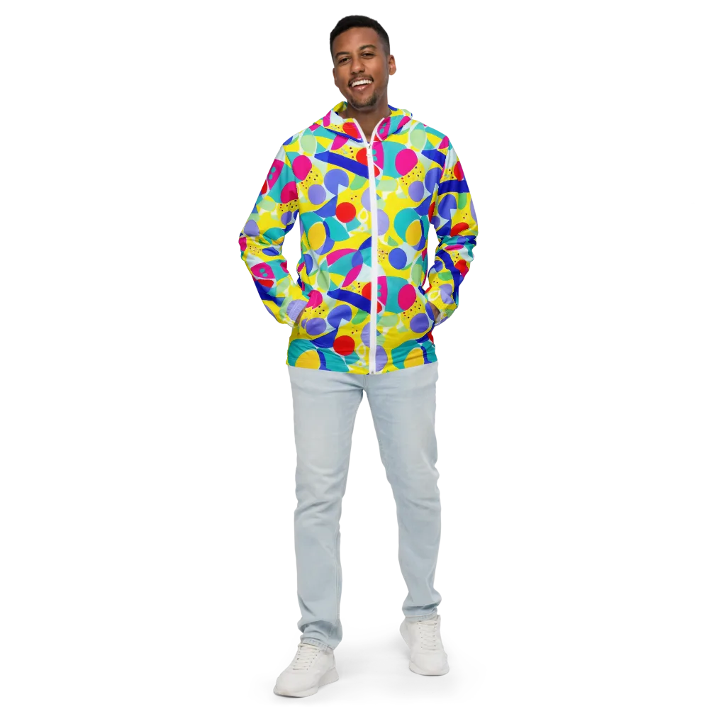 Sunlit Kaleidoscope on Men's Windbreaker — Front