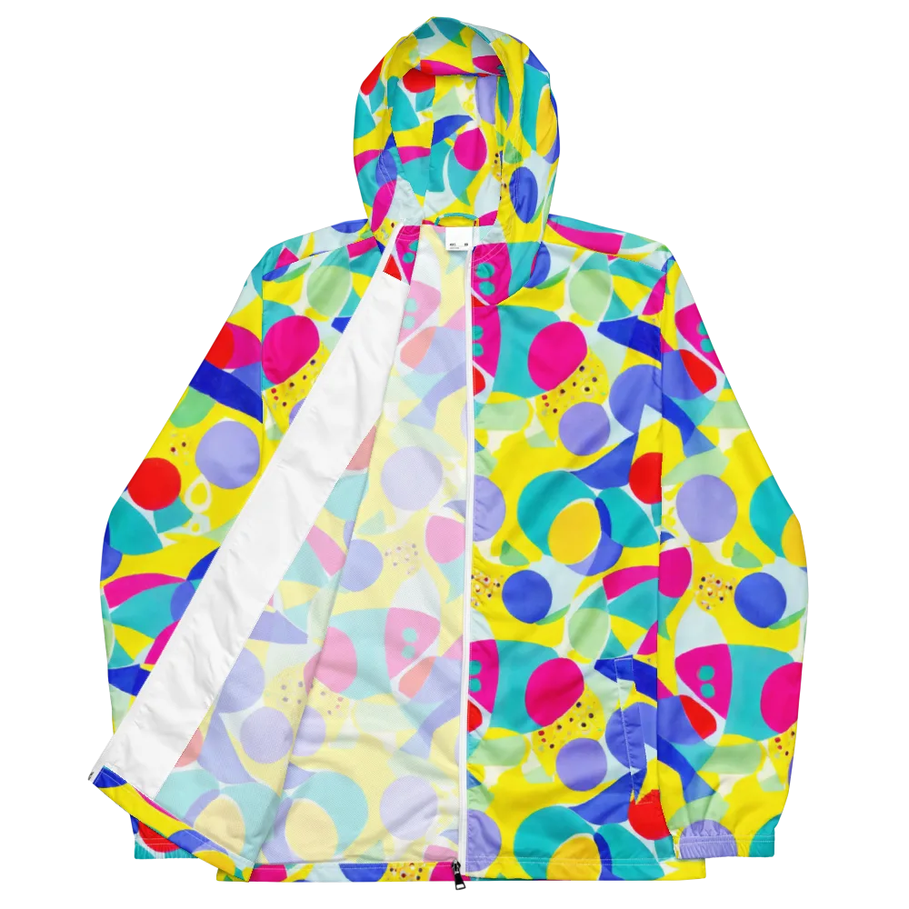 Sunlit Kaleidoscope on Men's Windbreaker — Front