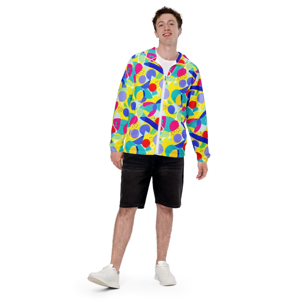Sunlit Kaleidoscope on Men's Windbreaker — Front