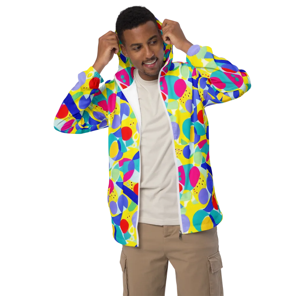 Sunlit Kaleidoscope on Men's Windbreaker — Front