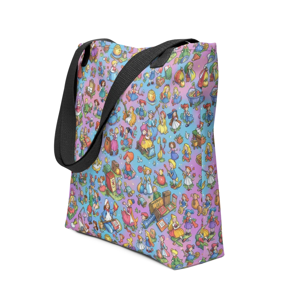 Storybook Scramble on Tote Bag — Front