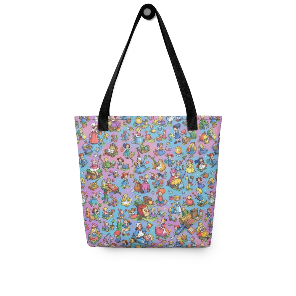 Storybook Scramble on Tote Bag — Front