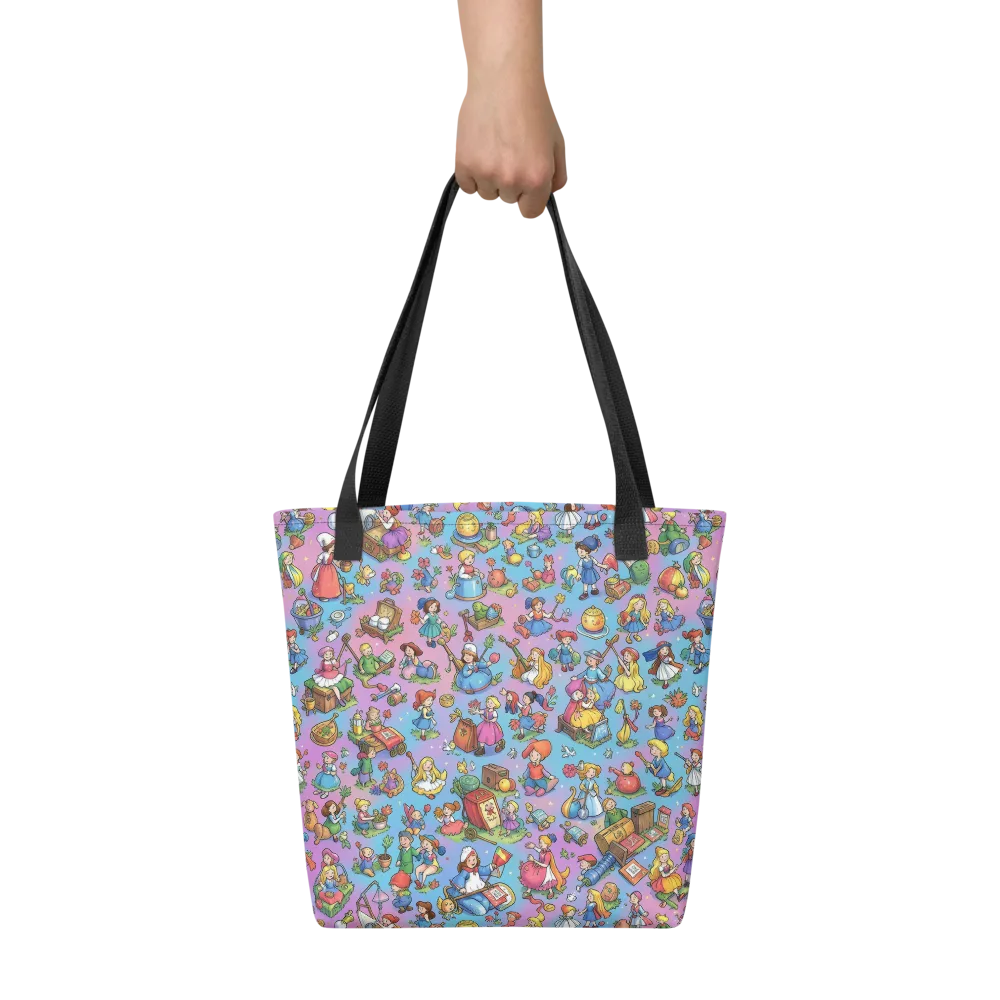Storybook Scramble on Tote Bag — Front