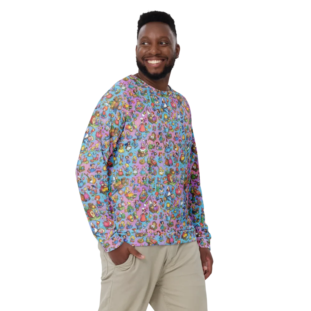 Storybook Scramble on Sweatshirt — Front