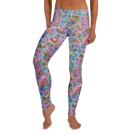 Storybook Scramble on a Leggings
