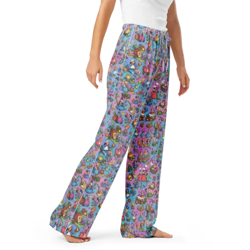 Storybook Scramble on a Women's Pajama Pants