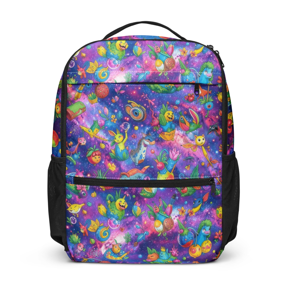 Cosmic Garden Critters on Utility Backpack — Front