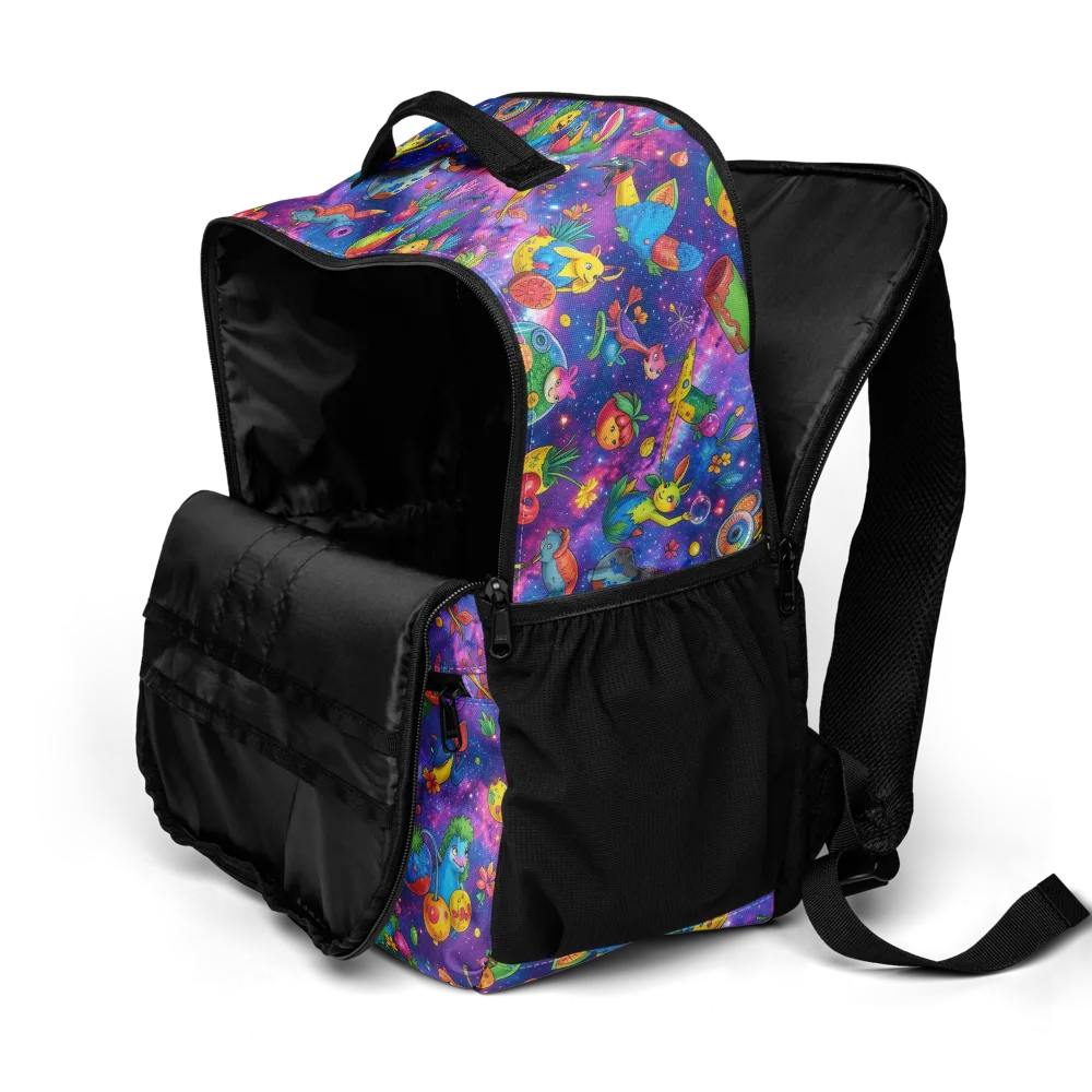Cosmic Garden Critters on Utility Backpack — Product details 2