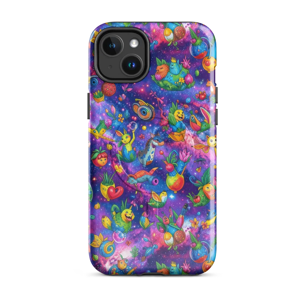 Cosmic Garden Critters on MagSafe Tough Case for iPhone® — Front