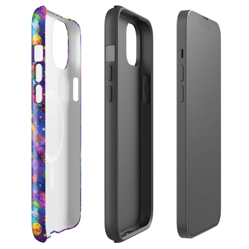 Cosmic Garden Critters on MagSafe Tough Case for iPhone® — Front