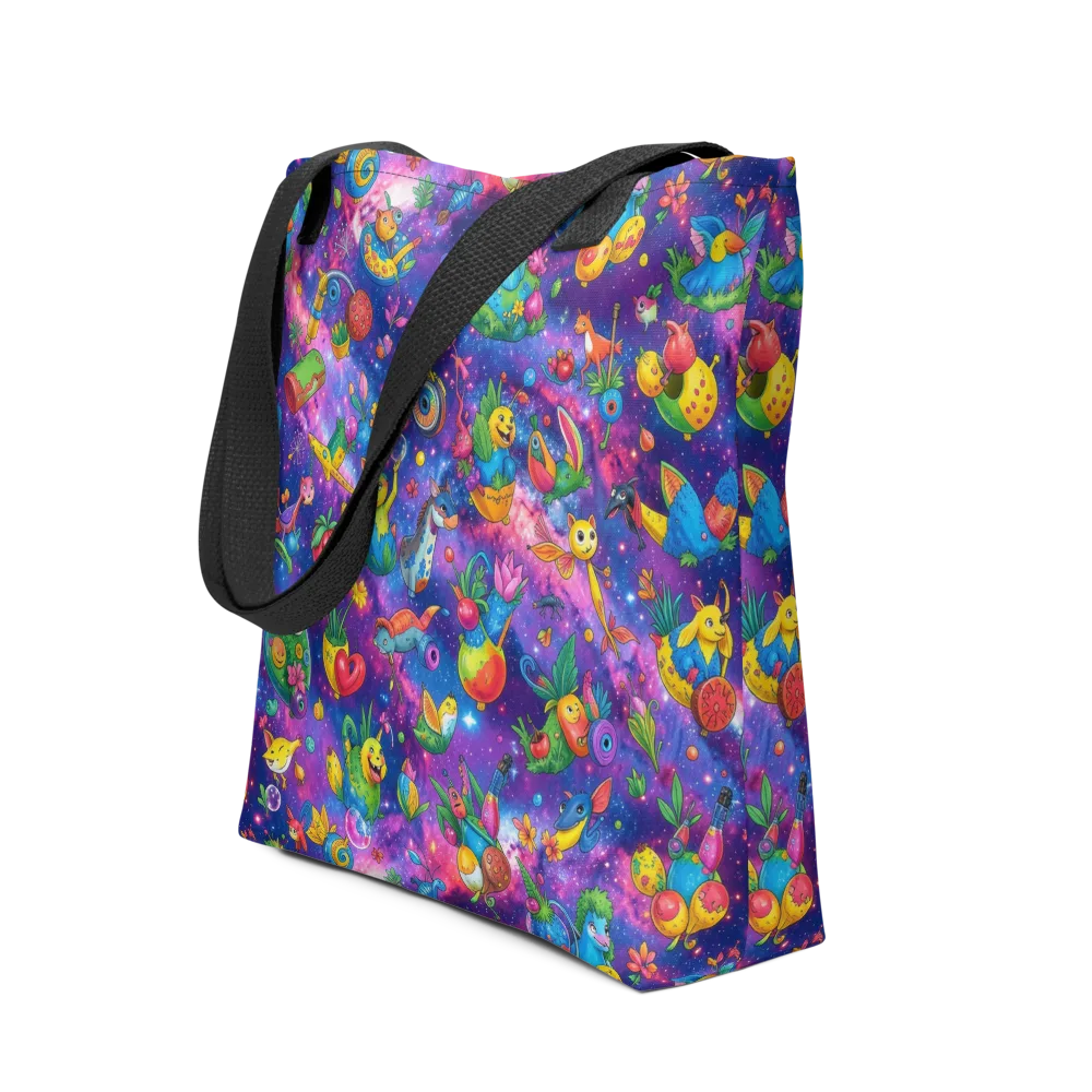 Cosmic Garden Critters on Tote Bag — Front