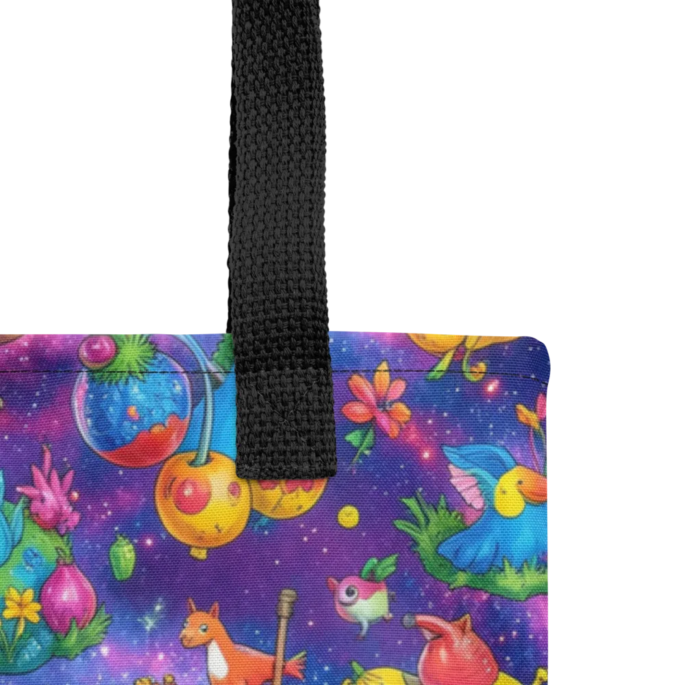 Cosmic Garden Critters on Tote Bag — Product details