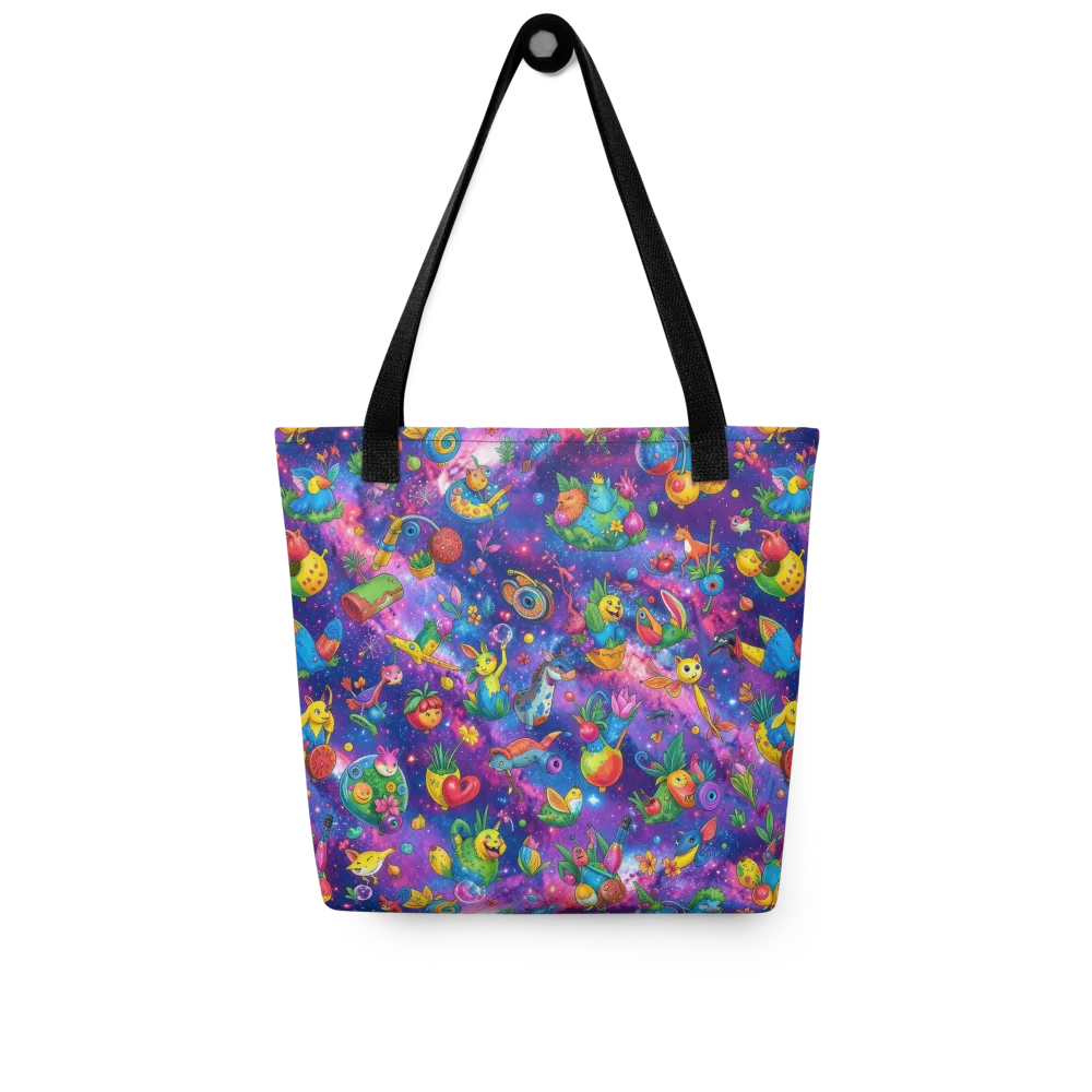 Cosmic Garden Critters on Tote Bag — Front