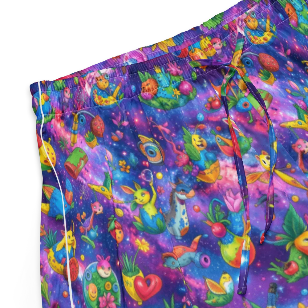 Cosmic Garden Critters on Women's Pajama Shorts — Product details