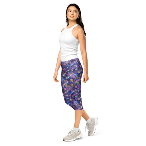 Starry Wonder on a Capri Leggings