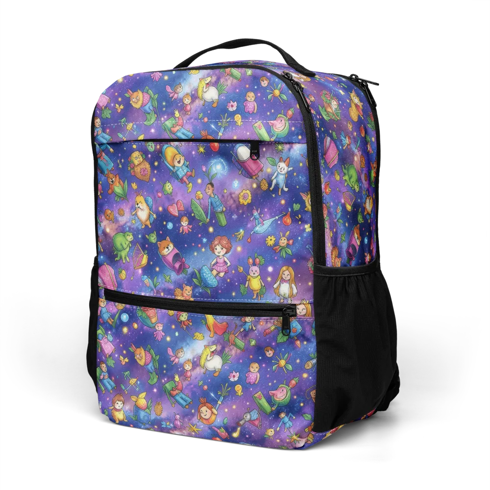 Starry Wonder on Utility Backpack — Left Front