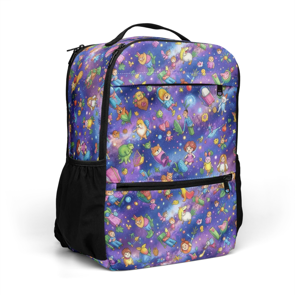 Starry Wonder on Utility Backpack — Right Front